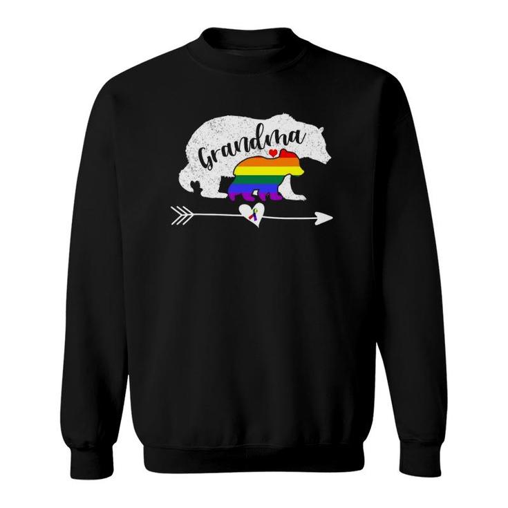 Grandma Bear Lgbt Rainbow Pride Gay Lesbian Mama Gift Sweatshirt