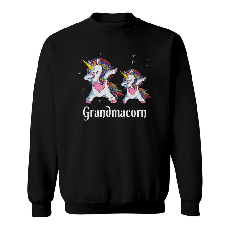 Grandmacorn Unicorn Costume Mom Mother's Day Sweatshirt