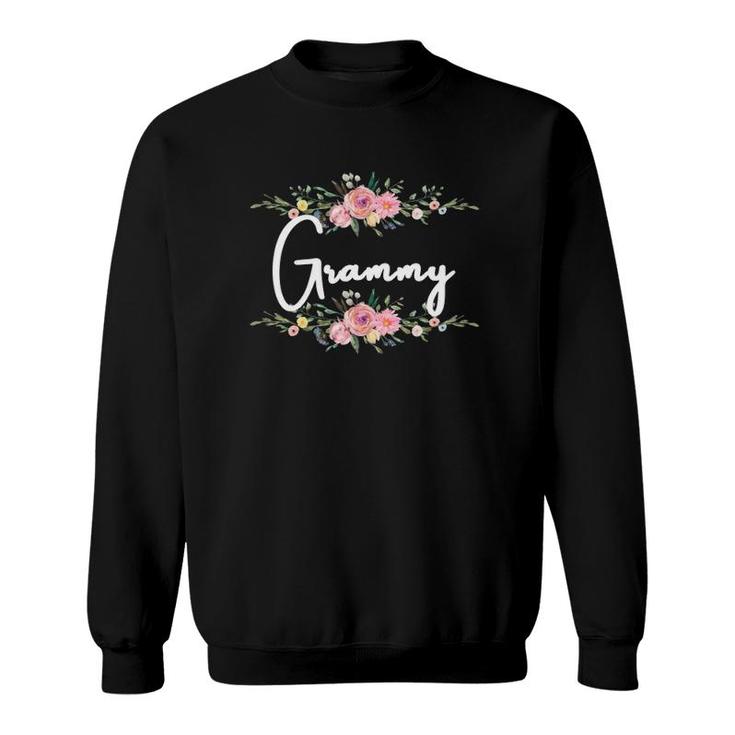 Grandmother Grammy Floral Sweatshirt