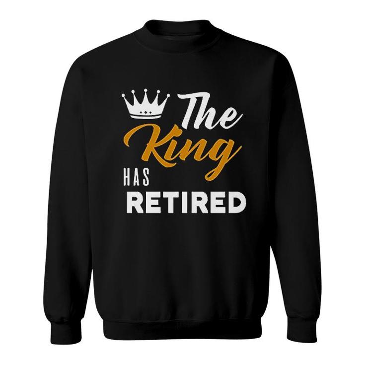 Grandpa Funny King Retired Sweatshirt
