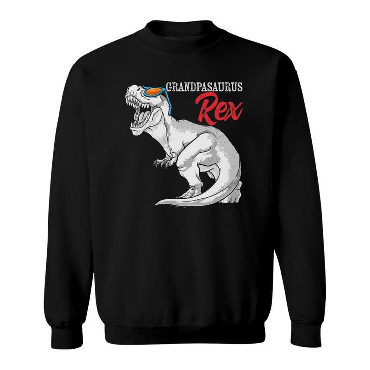 Grandpasaurus Rex Dinosaur Grandpa Saurus Family Matching Sweatshirt
