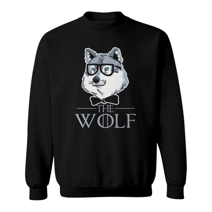 Groom Bachelor Party Wolf Wedding Funny Humor Gift  Sweatshirt