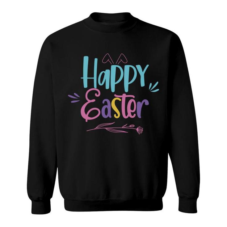 Happy Easter Color Sweatshirt