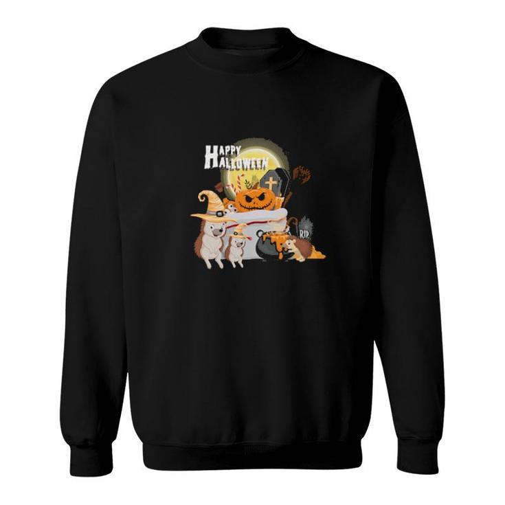 Happy Halloween Hedgehog Sweatshirt