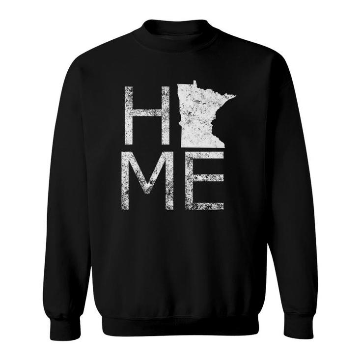 Home Minnesota Map Cute Proud Of Your State  Sweatshirt