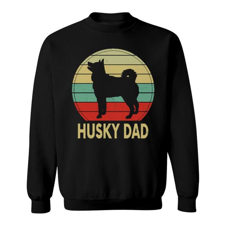 Husky Dad Vintage  Sweatshirt