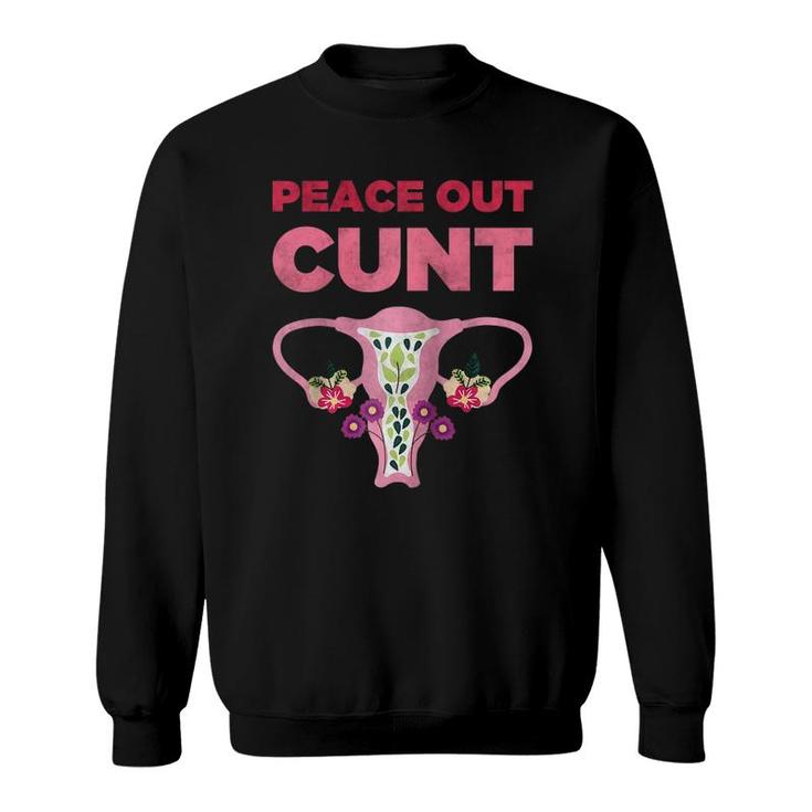 Hysterectomy Recovery Products - Peace Out Uterus Sweatshirt