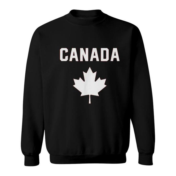 I Love Canada Minimalist Canadian Flag V2 Sweatshirt