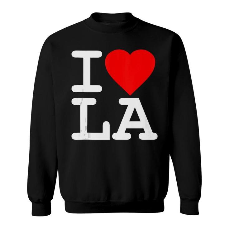 I Love La Los Angeles Tank Top Sweatshirt