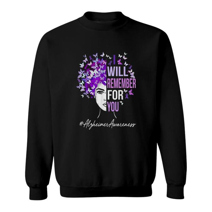 I Will Remember For You Butterfly Sweatshirt