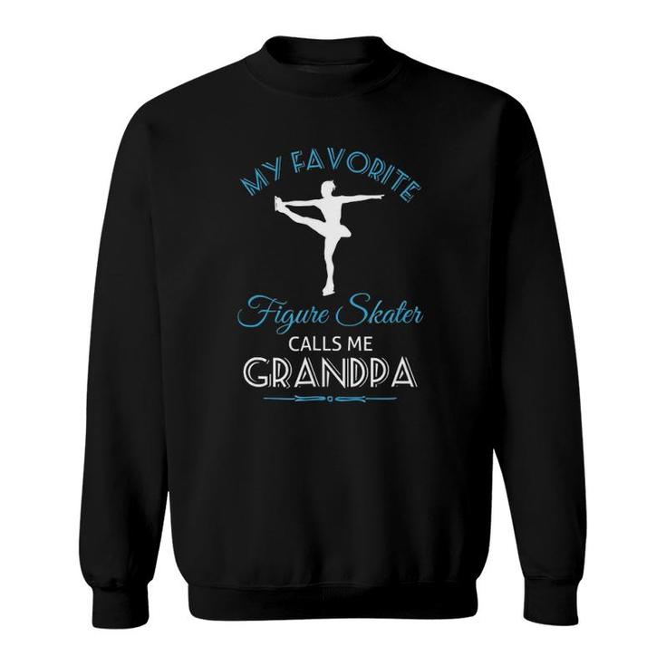 Ice Skating Grandpa - Figure Skater Tee Sweatshirt