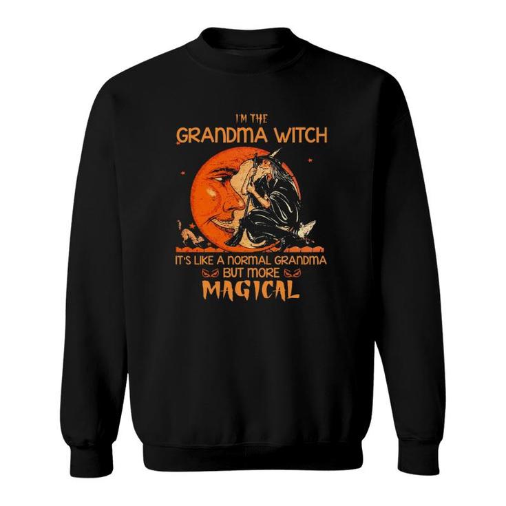 I'm The Grandma Witch Grandmother Halloween Gift Sweatshirt