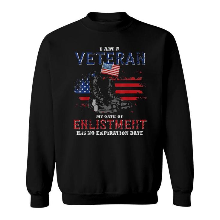 I'm Veteran Enlistment American Veteran  Sweatshirt