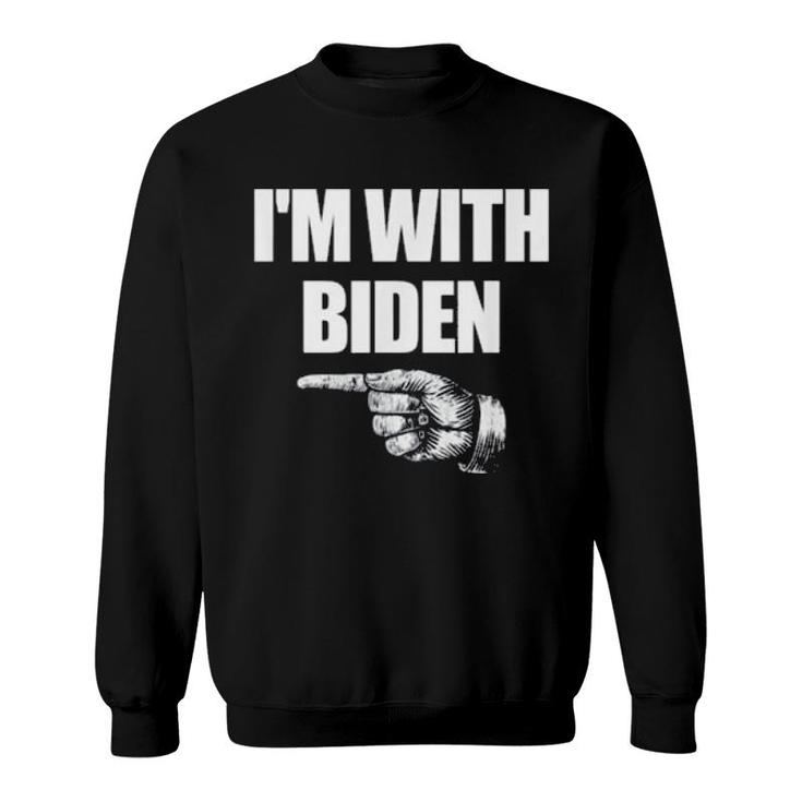 I’M With Biden Halloween Matching Biden Costume 2021 Sweatshirt