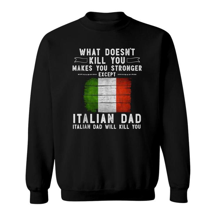 Italy Dad Gifts For Men Father's Day Tank Top Sweatshirt
