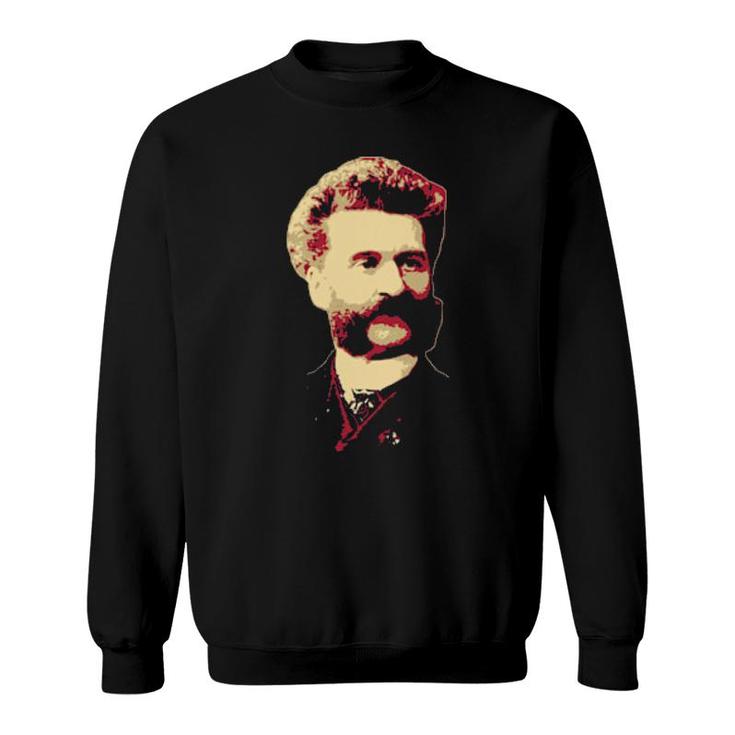 Johann Strauss Ii Classical Music Composer Retro Propaganda Sweatshirt