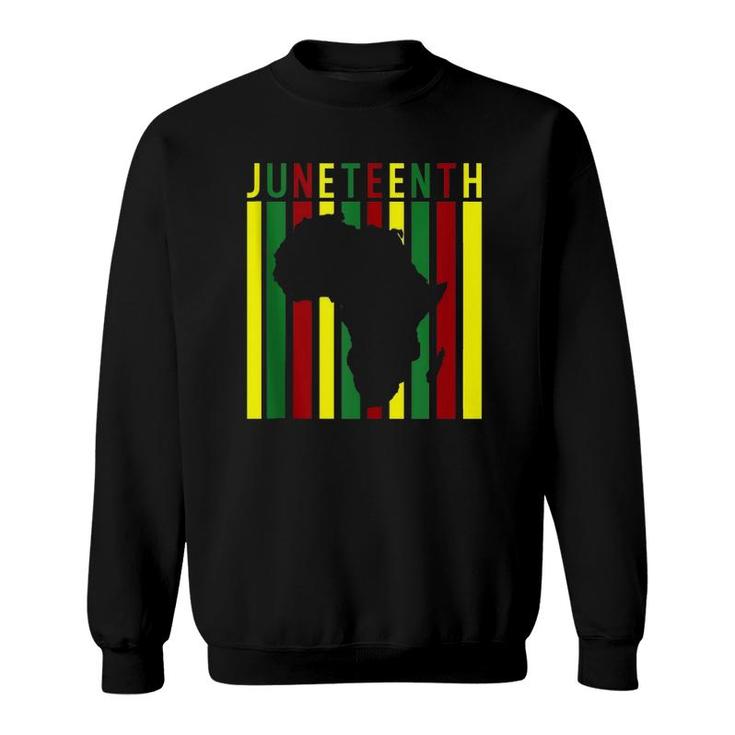Juneteenth Africa Black Women Independence Day 1865  Sweatshirt