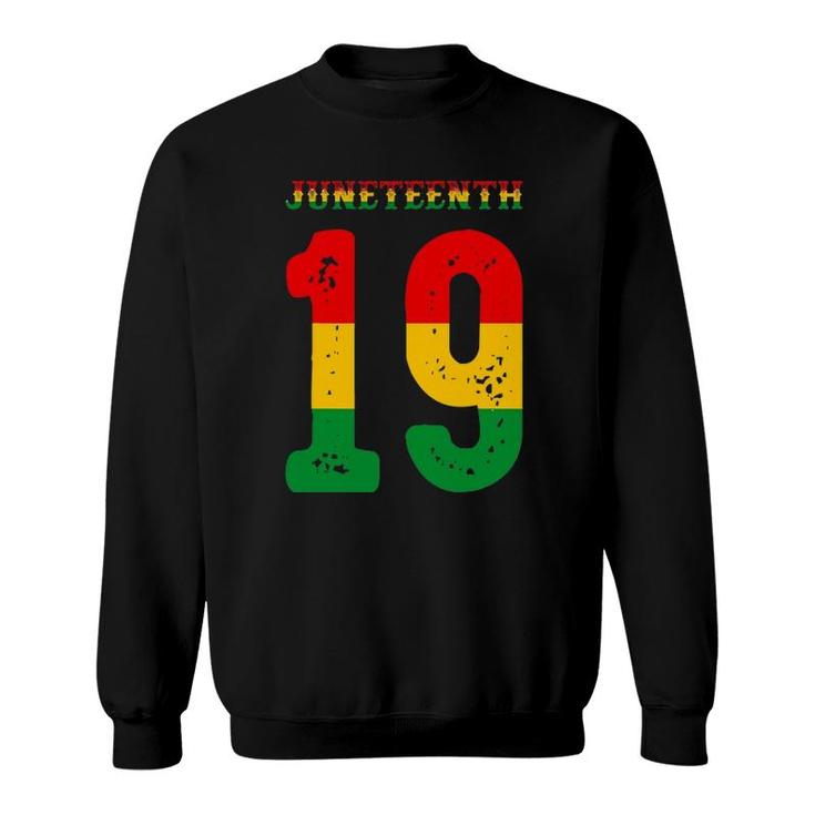 Juneteenth Ancestors Black African American June 19 Ver2 Sweatshirt