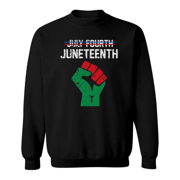 Juneteenth Is My Independence Day Juneteenth Sweatshirt