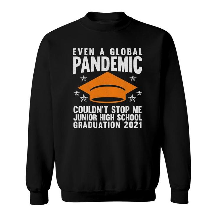 Junior High School Graduation 2021 Degree Graduate Sweatshirt
