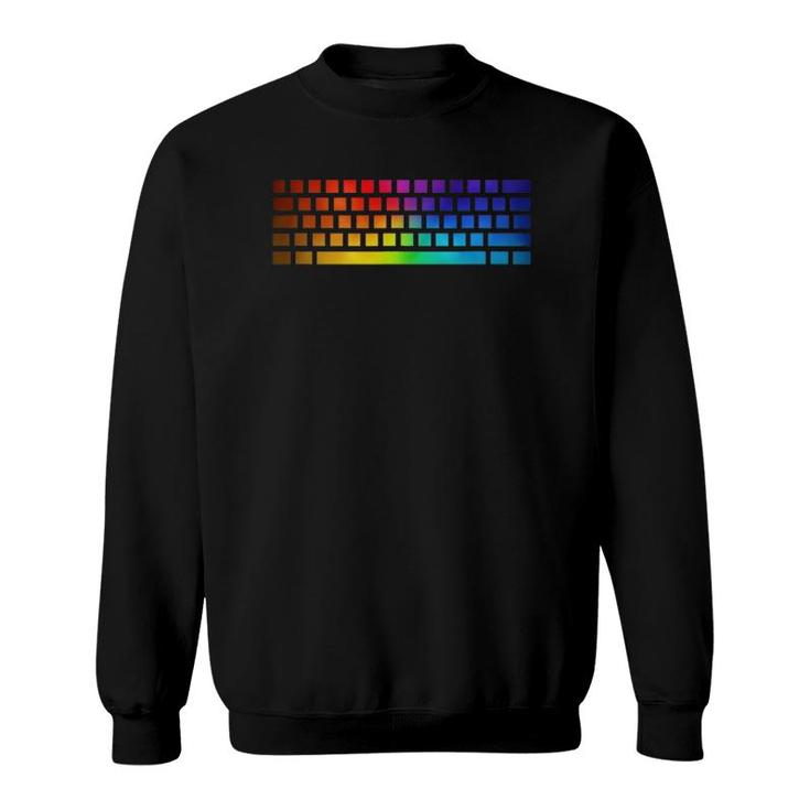 Keyboard Rgb Gaming Gamer Gift Sweatshirt