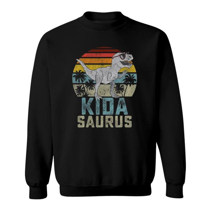 Kidasaurusrex Dinosaur Kid Saurus Family Matching Sweatshirt