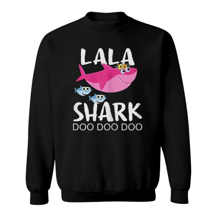 Lala Shark , Funny Mother's Day Gift Sweatshirt