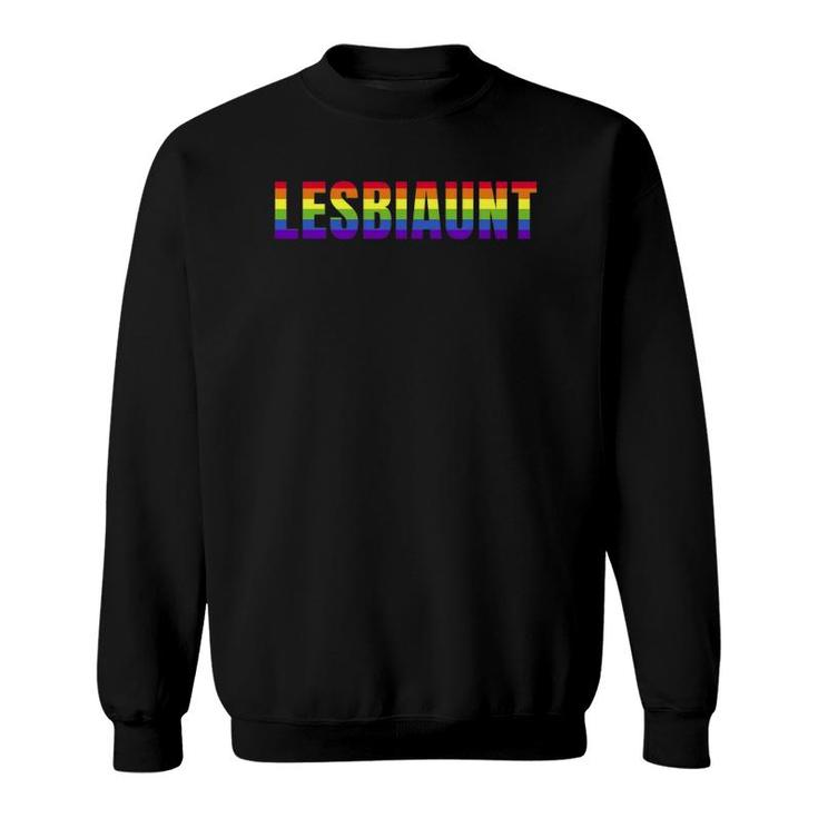 Lesbiaunt Bi Lesbian Lgbt Family Sister Aunt Sweatshirt
