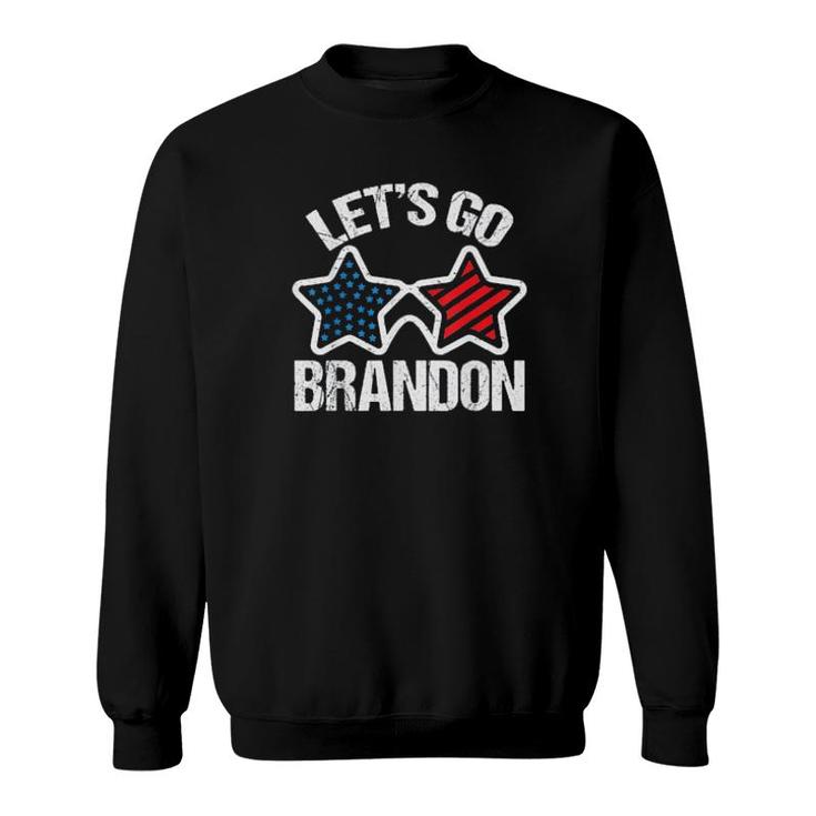 Lets Go Brandon Let’S Go Brandon Chant American Flag Sweatshirt