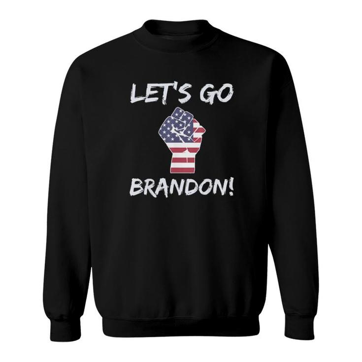 Let’S Go Brandon Patriotic Halloween Meme Sweatshirt