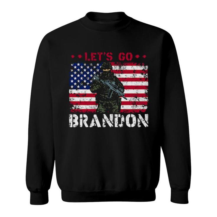 Let's Go Brandon - Soldier Sweatshirt