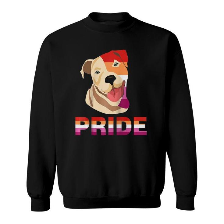 Lgbt Labrador Retriever Dog Lesbian Rainbow Pride Support Raglan Baseball Tee Sweatshirt