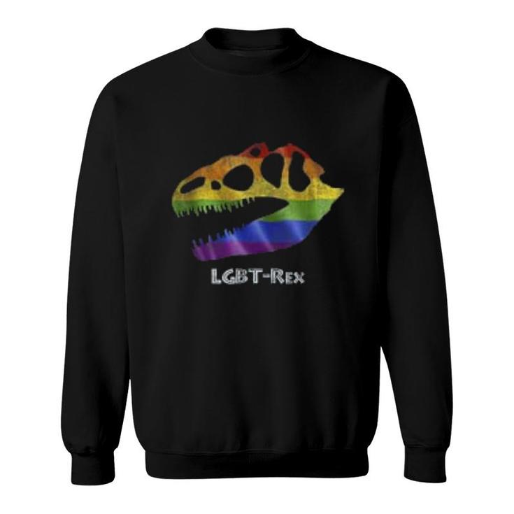 Lgbt Rex Dino Gay Pride Sweatshirt