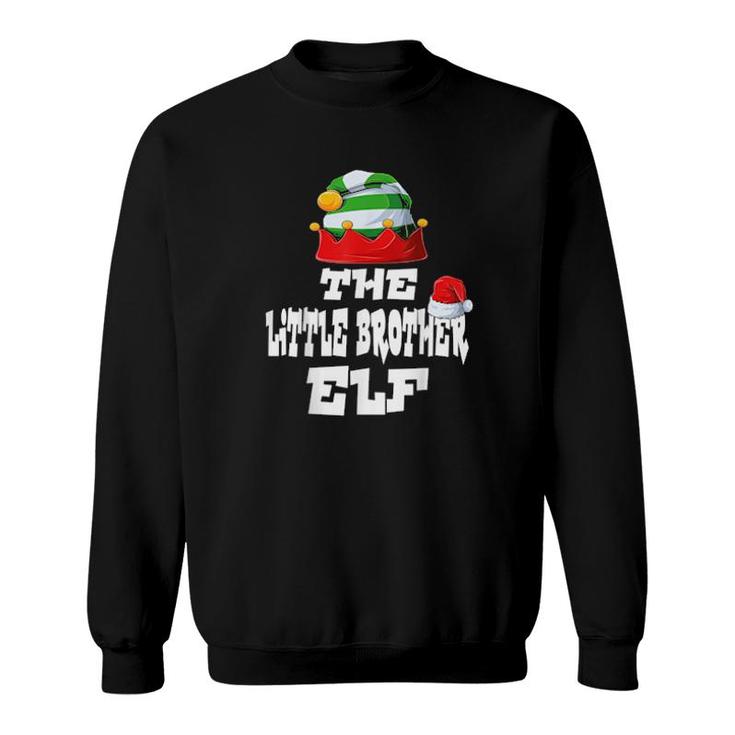 Little Brother Elf Family Matching Christmas Group Pajama Pj  Sweatshirt