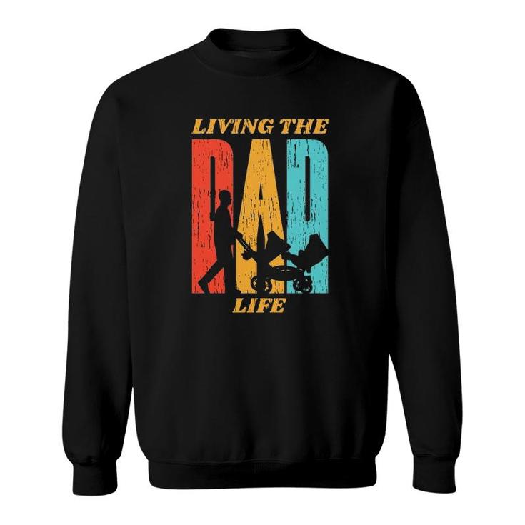 Living The Dad Life Retro Sweatshirt