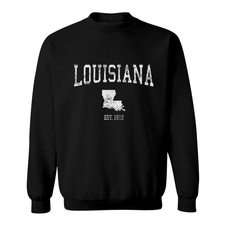 Louisiana  Vintage Sports Sweatshirt
