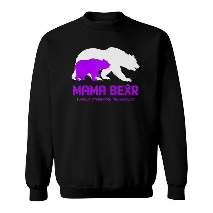 Mama Bear Turner Syndrome Awareness  For Women Men Sweatshirt