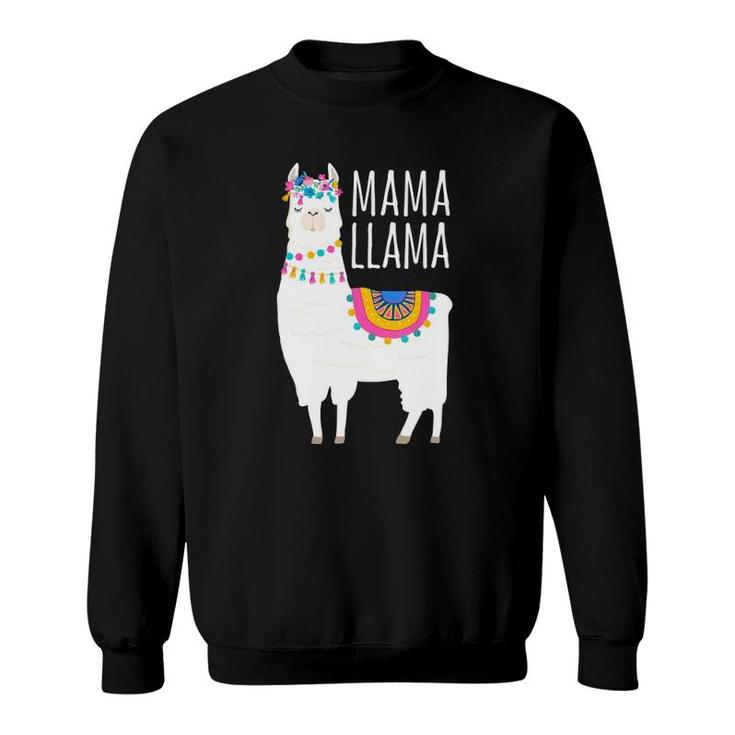 Mama Llama  For Women Sweatshirt