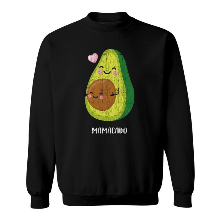 Mamacado Funny Pregnancy Announcement Graphic Sweatshirt