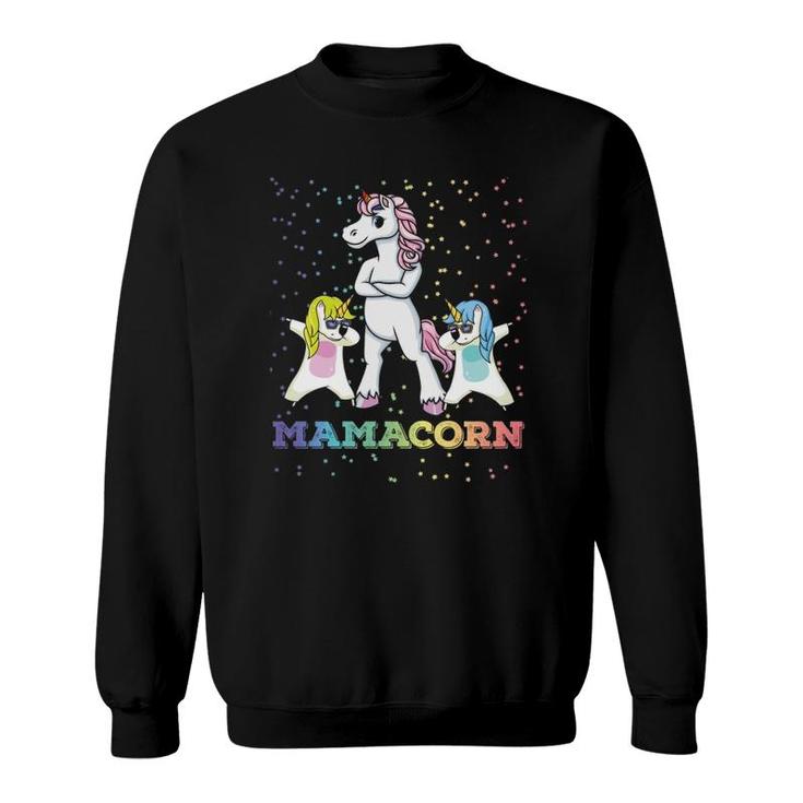 Mamacorn Unicorn Mama Unicorn Girl Unicorn Mom Mamacorn Sweatshirt