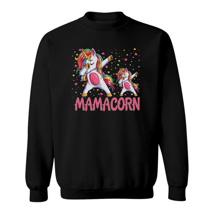 Mamacorn Unicorn Mom Baby Funny Mother's Day For Women Sweatshirt