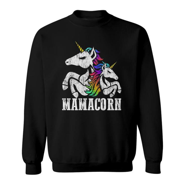 Mamacorn Unicorn S For Women Mothers Day Gift  Sweatshirt