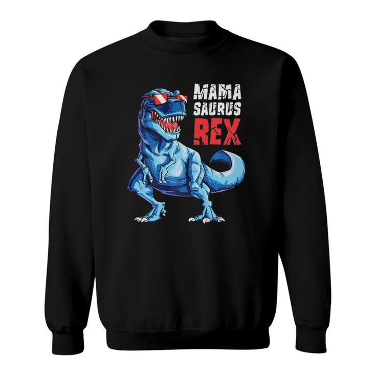 Mamasaurusrex Dinosaur Funny Mama Saurus Mother's Family Sweatshirt