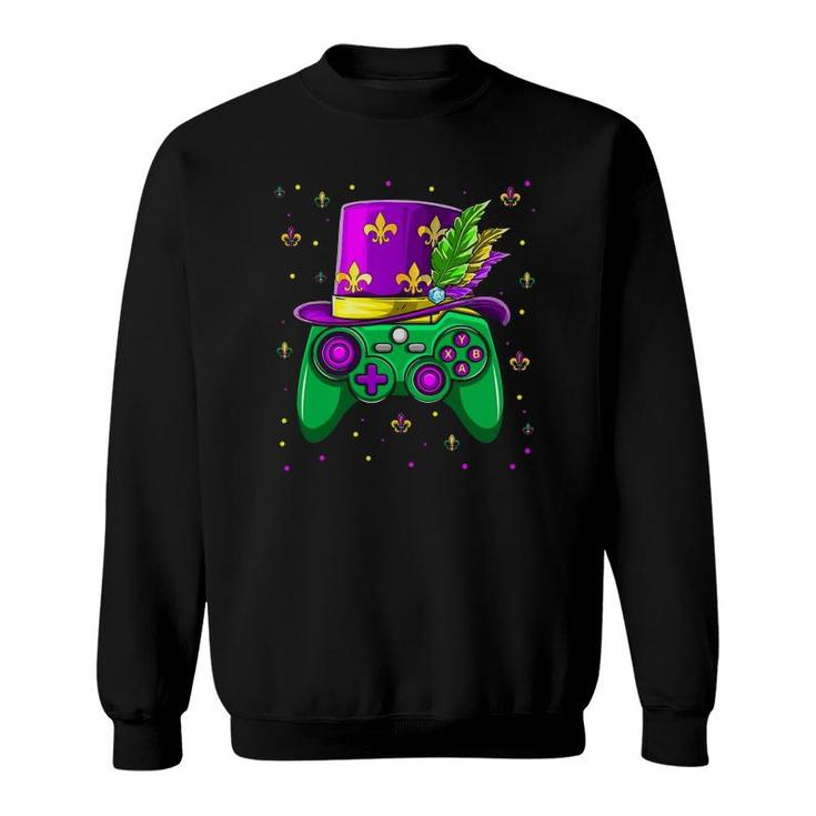 Mardi Gras Gamer Toddler Kids Gaming Boys Gift Costume Sweatshirt