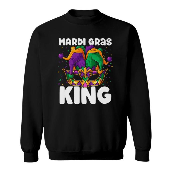 Mardi Gras King Carnival Celebrations Party Festival Costume  Sweatshirt