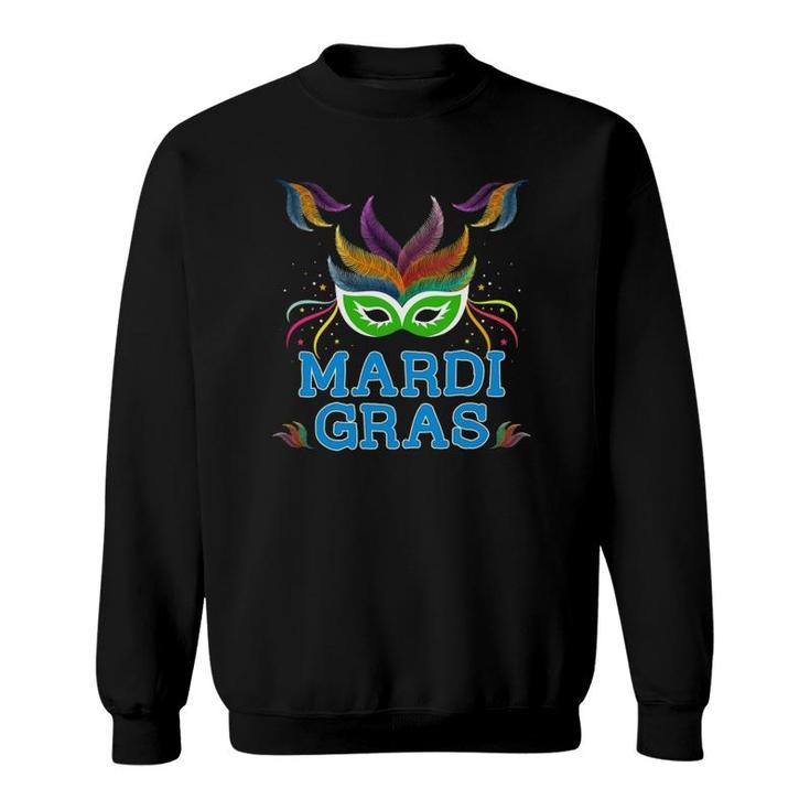 Mardi Grass  Festivity Party Masque Parade Gift Sweatshirt