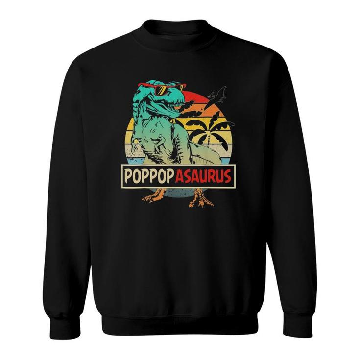 Matching Family Poppopasaurusrex Father's Day - Poppop Sweatshirt
