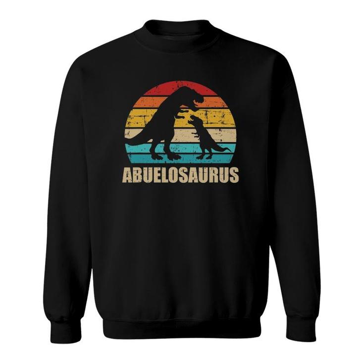 Mens Abuelosaurus Vintage Retro Para Abuelo Sweatshirt