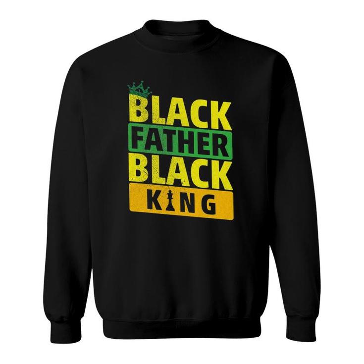Mens Black Father Husband Dope Black Dad Black King Sweatshirt