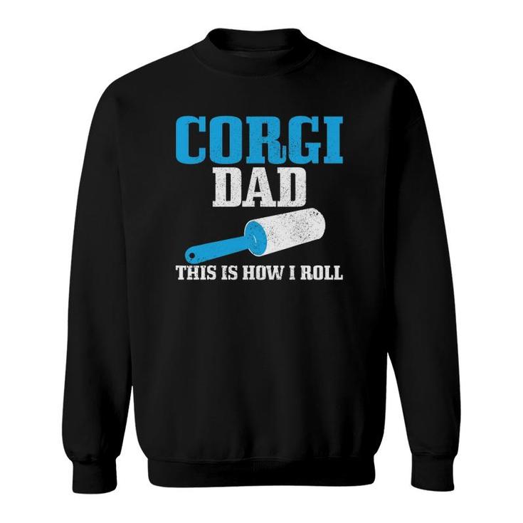 Mens Corgi Dad Dog Hair Funny Beagle Sweatshirt
